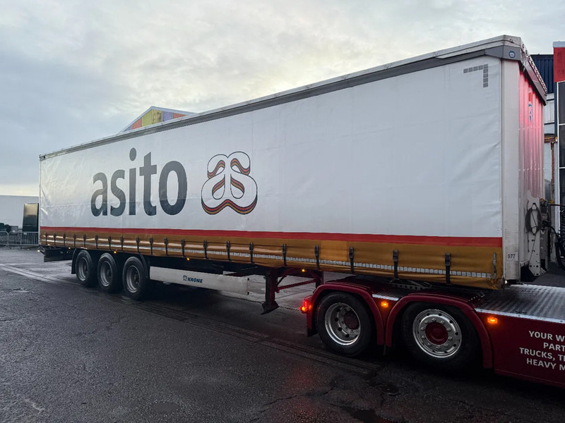 Krone WITH ALUMINIUM SIDEBOARDS, BPW AXLES, SLIDING ROOF - Semi-remorque rideaux coulissants: photos 5 Krone WITH ALUMINIUM SIDEBOARDS, BPW AXLES, SLIDING ROOF - Semi-remorque rideaux coulissants: photos 5