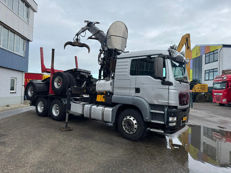MAN TGS 33.480 6X4 + HIAB 251S.82 + TRAILER 2 AXLE KRAEMER - Camion grue: photos 4 MAN TGS 33.480 6X4 + HIAB 251S.82 + TRAILER 2 AXLE KRAEMER - Camion grue: photos 4