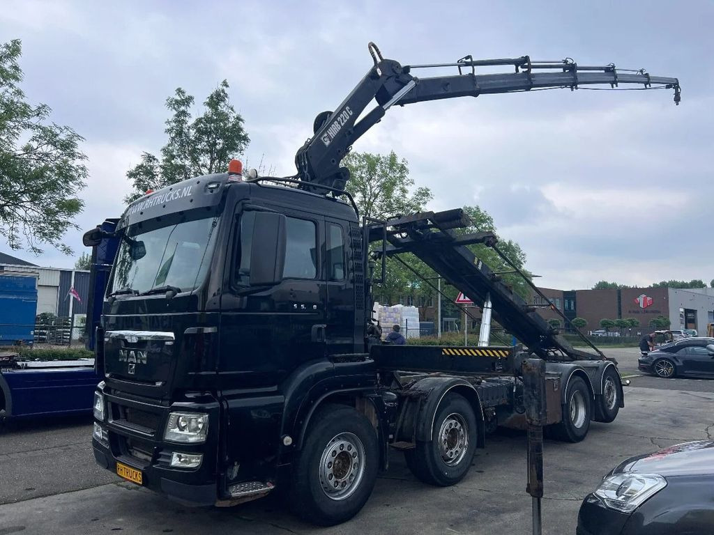 MAN TGS 35.440 8X2-4 + HIAB 220C-5 REMOTE + CABLE LI - Camion - système de câble, Camion grue: photos 2 MAN TGS 35.440 8X2-4 + HIAB 220C-5 REMOTE + CABLE LI - Camion - système de câble, Camion grue: photos 2
