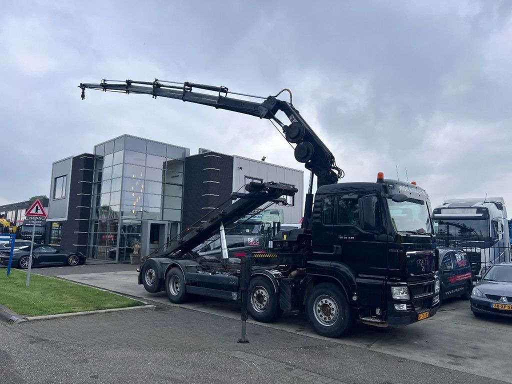 MAN TGS 35.440 8X2-4 + HIAB 220C-5 REMOTE + CABLE LI - Camion - système de câble, Camion grue: photos 1 MAN TGS 35.440 8X2-4 + HIAB 220C-5 REMOTE + CABLE LI - Camion - système de câble, Camion grue: photos 1