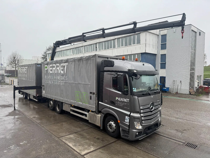 Mercedes-Benz Actros 2645 PALFINGER PK 19 + REMOTE CONTROL + ROYEN HANGER COMPLETE 2017! - Camion à rideaux coulissants, Camion grue: photos 3 Mercedes-Benz Actros 2645 PALFINGER PK 19 + REMOTE CONTROL + ROYEN HANGER COMPLETE 2017! - Camion à rideaux coulissants, Camion grue: photos 3