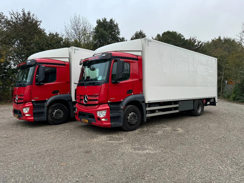Mercedes-Benz Antos 1927 4X2 4 UNITS TÜV TILL 08-2025 EURO 6 DHOLLANDIA LIFT - Camion fourgon: photos 1 Mercedes-Benz Antos 1927 4X2 4 UNITS TÜV TILL 08-2025 EURO 6 DHOLLANDIA LIFT - Camion fourgon: photos 1