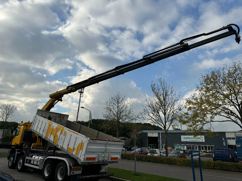 Mercedes-Benz Arocs 4448 8X4 + EURO 6 + FASSI F315 + REMOTE + KIPPER + STEERING AXLE - Camion benne, Camion grue: photos 4 Mercedes-Benz Arocs 4448 8X4 + EURO 6 + FASSI F315 + REMOTE + KIPPER + STEERING AXLE - Camion benne, Camion grue: photos 4