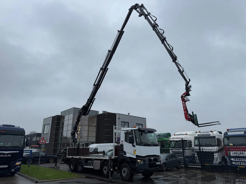 Renault C430 8X4 - EURO 6 + HIAB 288 E-5 + JIB 70X-4 + REMOTE + FULL STEEL SUSP. TÜV TILL 12-2025 - Camion grue: photos 2 Renault C430 8X4 - EURO 6 + HIAB 288 E-5 + JIB 70X-4 + REMOTE + FULL STEEL SUSP. TÜV TILL 12-2025 - Camion grue: photos 2