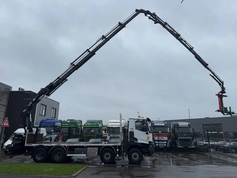 Renault C430 8X4 - EURO 6 + HIAB 288 E-5 + JIB 70X-4 + REMOTE + FULL STEEL SUSP. TÜV TILL 12-2025 - Camion grue: photos 1 Renault C430 8X4 - EURO 6 + HIAB 288 E-5 + JIB 70X-4 + REMOTE + FULL STEEL SUSP. TÜV TILL 12-2025 - Camion grue: photos 1
