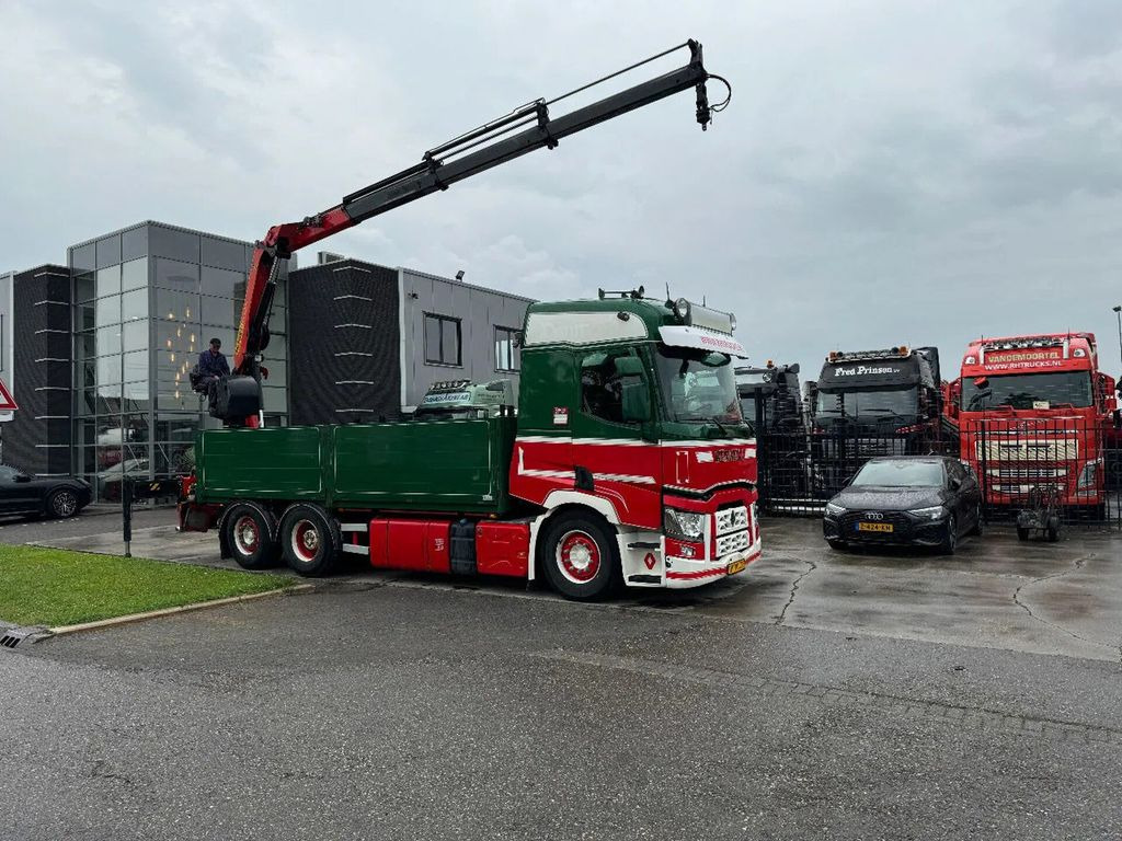 Renault T HIGH 520 6X2 EURO 6 + PALFINGER PK16002 ROTOR - Camion grue, Camion plateau: photos 1 Renault T HIGH 520 6X2 EURO 6 + PALFINGER PK16002 ROTOR - Camion grue, Camion plateau: photos 1