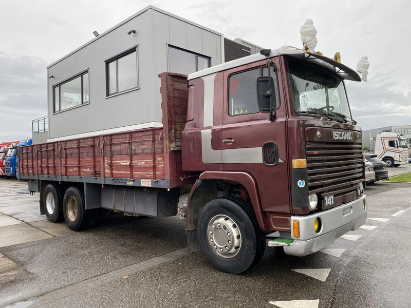 Scania LB141 V8 141 V8 - 6X2 - BOX 7,35 METER - Camion plateau: photos 3 Scania LB141 V8 141 V8 - 6X2 - BOX 7,35 METER - Camion plateau: photos 3