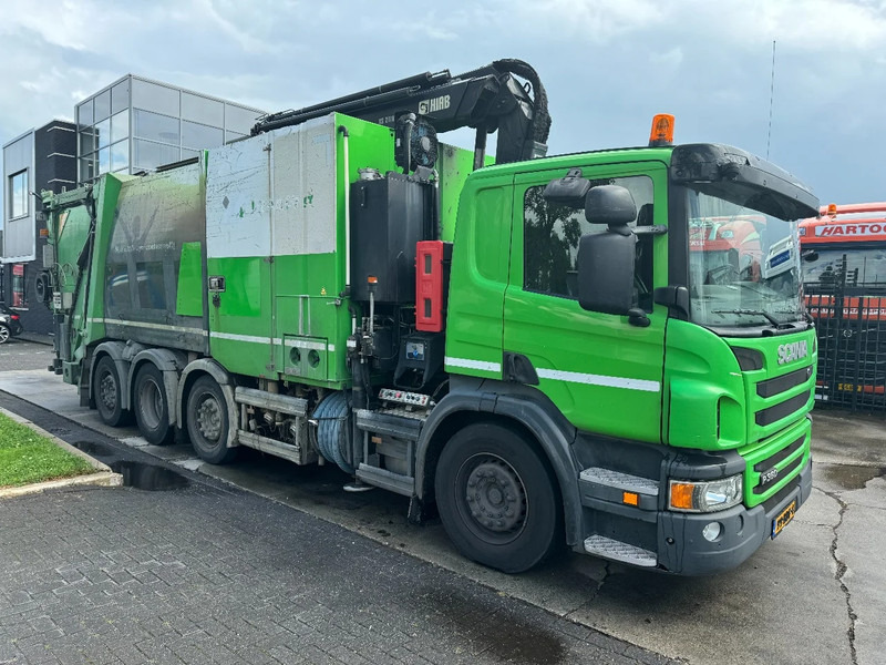 Scania P360 8X2 - HIAB 211BW-3 + FAUN VARIOPRESS - ONLY 198.135 KM - Benne à ordures ménagères: photos 5 Scania P360 8X2 - HIAB 211BW-3 + FAUN VARIOPRESS - ONLY 198.135 KM - Benne à ordures ménagères: photos 5