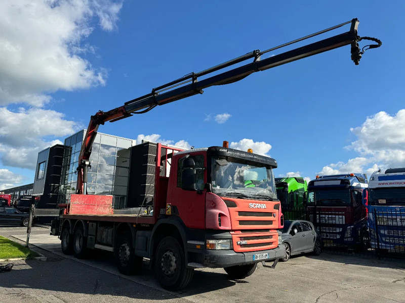 Scania P360 8X4 - EURO 5 + PALFINGER PK22002-EH + REMOTE - Camion plateau, Camion grue: photos 2 Scania P360 8X4 - EURO 5 + PALFINGER PK22002-EH + REMOTE - Camion plateau, Camion grue: photos 2