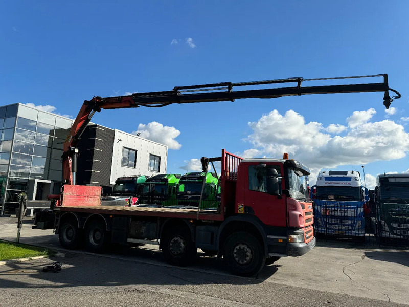 Scania P360 8X4 - EURO 5 + PALFINGER PK22002-EH + REMOTE - Camion plateau, Camion grue: photos 3 Scania P360 8X4 - EURO 5 + PALFINGER PK22002-EH + REMOTE - Camion plateau, Camion grue: photos 3