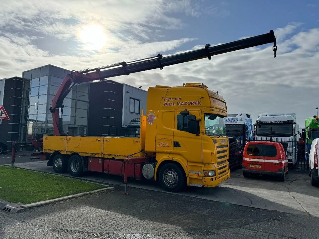 Scania R500 V8 6X2 EURO 5 + HIAB 377EP-4XS + REMOTE CON - Camion plateau, Camion grue: photos 2 Scania R500 V8 6X2 EURO 5 + HIAB 377EP-4XS + REMOTE CON - Camion plateau, Camion grue: photos 2