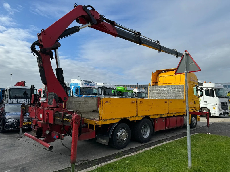 Scania R500 V8 6X2 EURO 5 + HIAB 377EP-4XS + REMOTE CONTROL + RETARDER - Camion plateau, Camion grue: photos 5 Scania R500 V8 6X2 EURO 5 + HIAB 377EP-4XS + REMOTE CONTROL + RETARDER - Camion plateau, Camion grue: photos 5