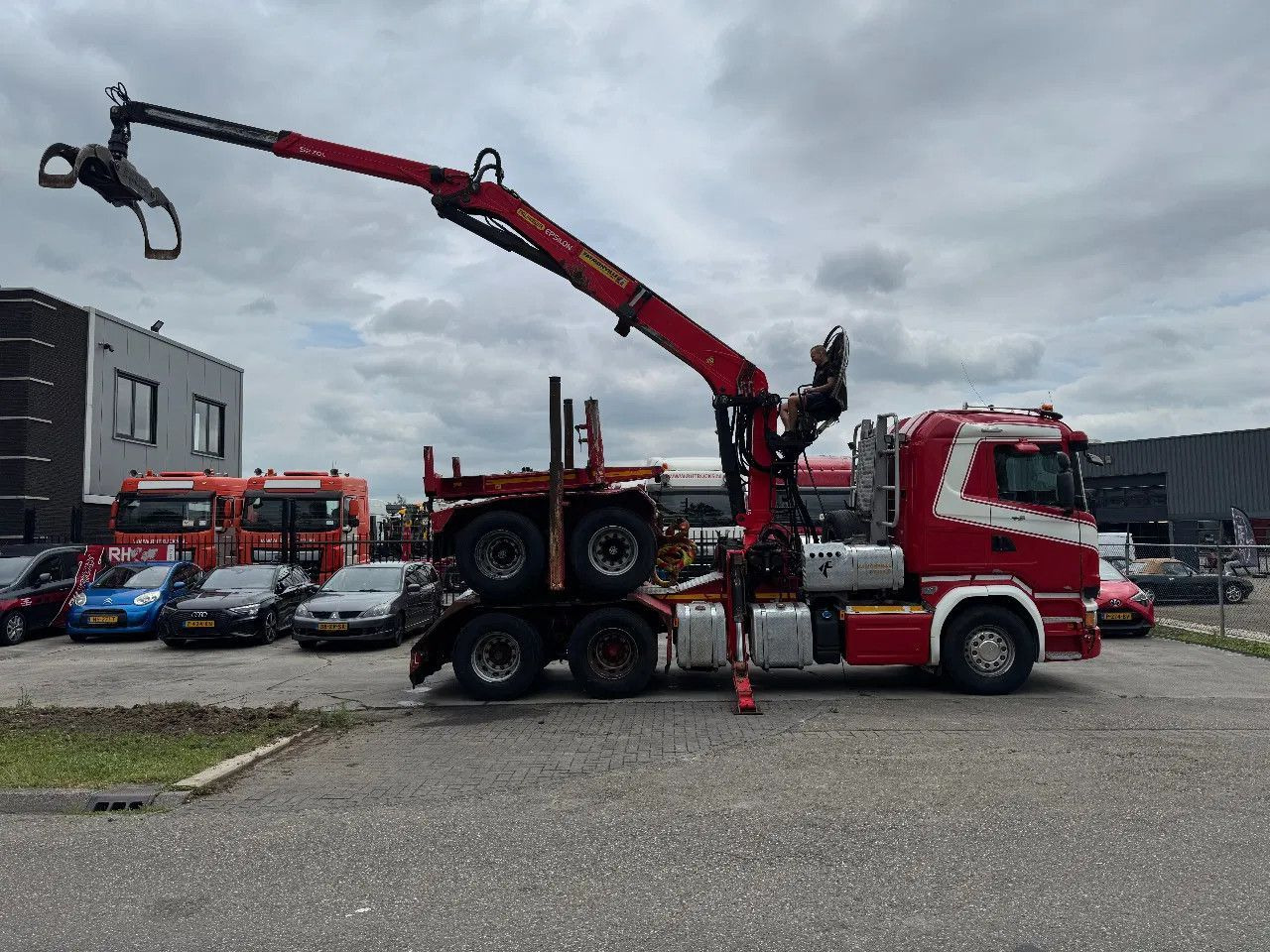 Scania R580 6X4 EPSILON S270L88 2 AXLE HANGER - Camion grumier: photos 2 Scania R580 6X4 EPSILON S270L88 2 AXLE HANGER - Camion grumier: photos 2