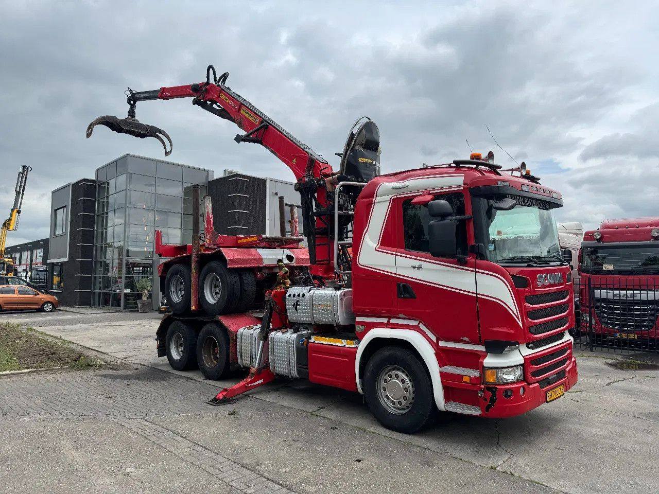 Scania R580 6X4 EPSILON S270L88 2 AXLE HANGER - Camion grumier: photos 1 Scania R580 6X4 EPSILON S270L88 2 AXLE HANGER - Camion grumier: photos 1