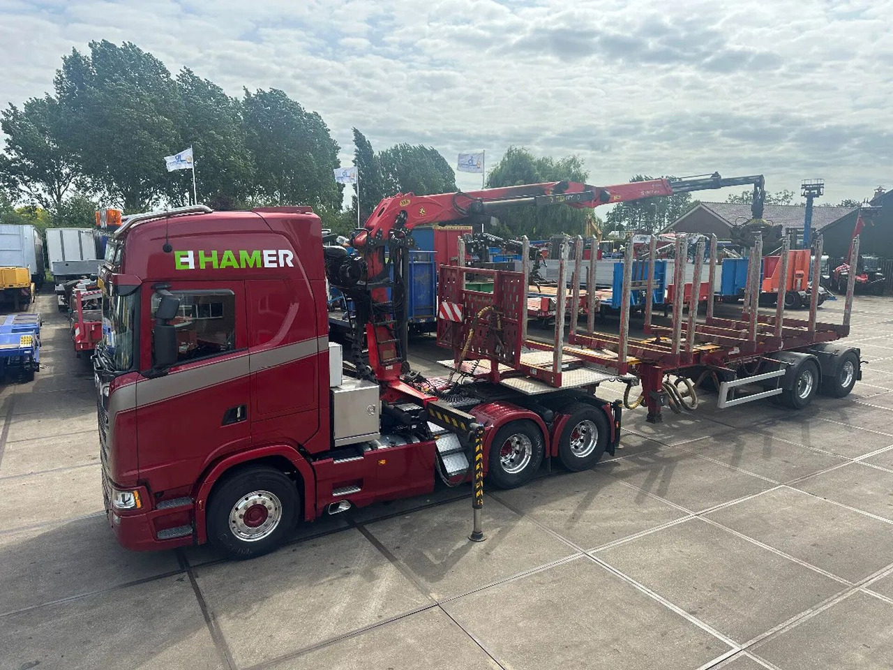 Scania S650 V8, EPSILON S290 Z 96. DOLL TRAILER 2 AXLE - Tracteur routier: photos 1 Scania S650 V8, EPSILON S290 Z 96. DOLL TRAILER 2 AXLE - Tracteur routier: photos 1