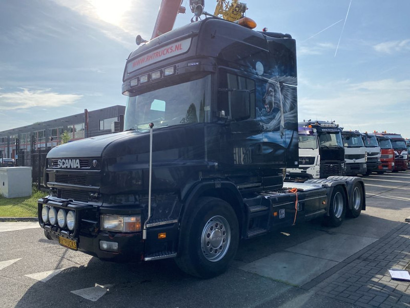 Scania T164-580 V8 6X2 + RETARDER + KIEPHYDRAULIEK - EURO 3 - MANUAL GEAR - Tracteur routier: photos 4 Scania T164-580 V8 6X2 + RETARDER + KIEPHYDRAULIEK - EURO 3 - MANUAL GEAR - Tracteur routier: photos 4