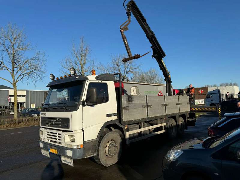 Volvo FM 12.340 6X2 - EURO 3 + PALFINGER PK15002 + LIFT/STEERING AXLE - Camion plateau, Camion grue: photos 1 Volvo FM 12.340 6X2 - EURO 3 + PALFINGER PK15002 + LIFT/STEERING AXLE - Camion plateau, Camion grue: photos 1