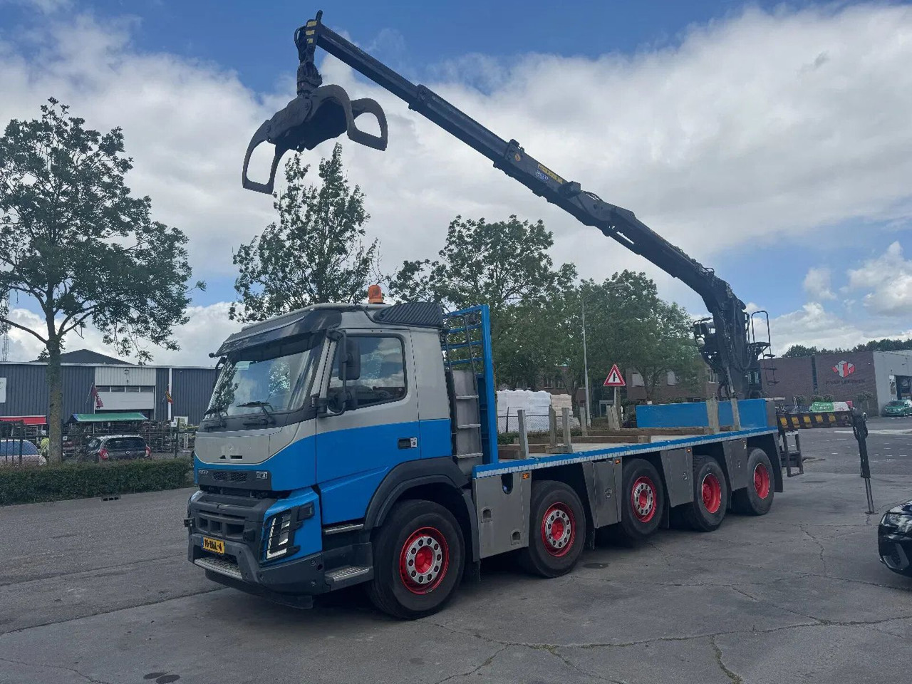 Volvo FMX 460 10X4 HIAB J2640ZT + HULTDINS GRIJPER HUB - Camion plateau, Camion grue: photos 1 Volvo FMX 460 10X4 HIAB J2640ZT + HULTDINS GRIJPER HUB - Camion plateau, Camion grue: photos 1