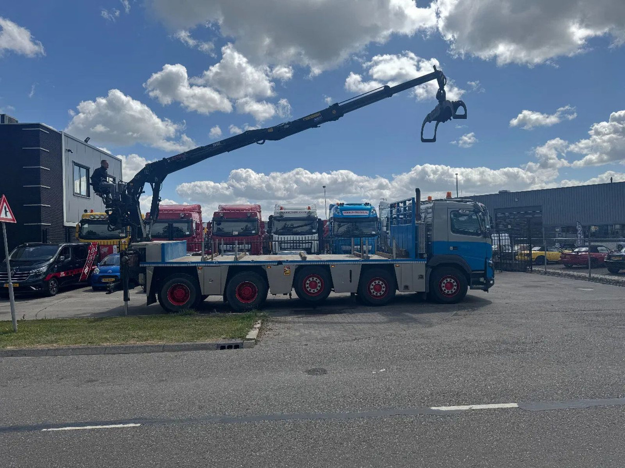Volvo FMX 460 10X4 HIAB J2640ZT + HULTDINS GRIJPER HUB - Camion plateau, Camion grue: photos 4 Volvo FMX 460 10X4 HIAB J2640ZT + HULTDINS GRIJPER HUB - Camion plateau, Camion grue: photos 4