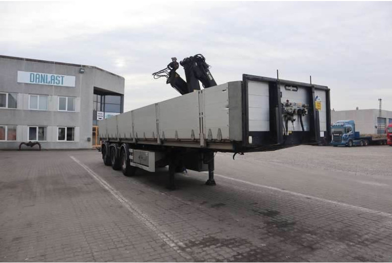 Van Hool Cranetrailer/Krantrailer/Kranauflieger - Semi-remorque plateau: photos 2 Van Hool Cranetrailer/Krantrailer/Kranauflieger - Semi-remorque plateau: photos 2