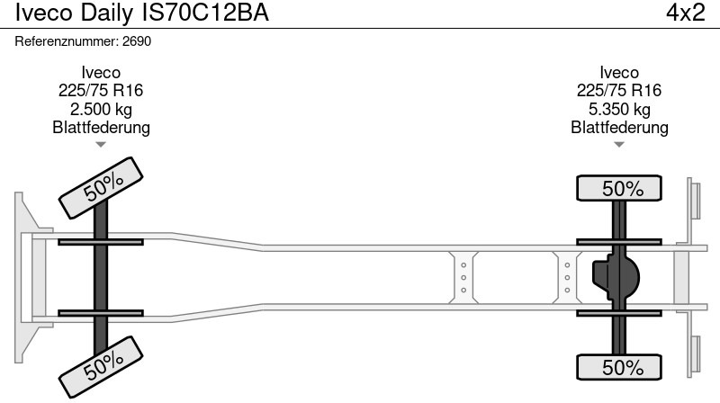 Châssis cabine Iveco Daily IS70C12BA: photos 19