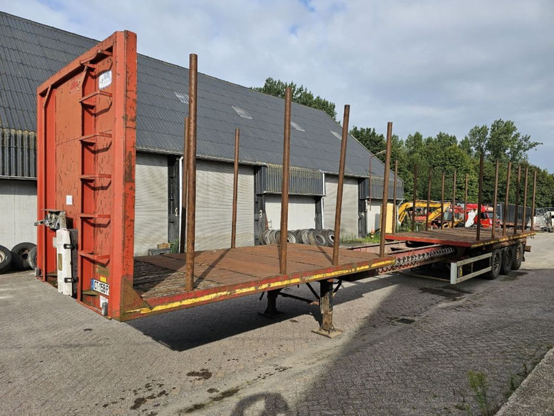 Trax 3 Meter extendable - MAX 15.5 meter long - Semi-remorque plateau: photos 2 Trax 3 Meter extendable - MAX 15.5 meter long - Semi-remorque plateau: photos 2