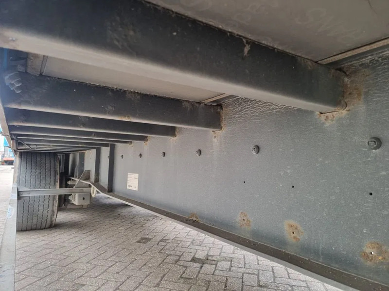 Remorque plateau Van Hool 13.60 M LONG - 1 M HIGH - SUPER SINGLE TIRES - DRUM BRAKES: photos 15