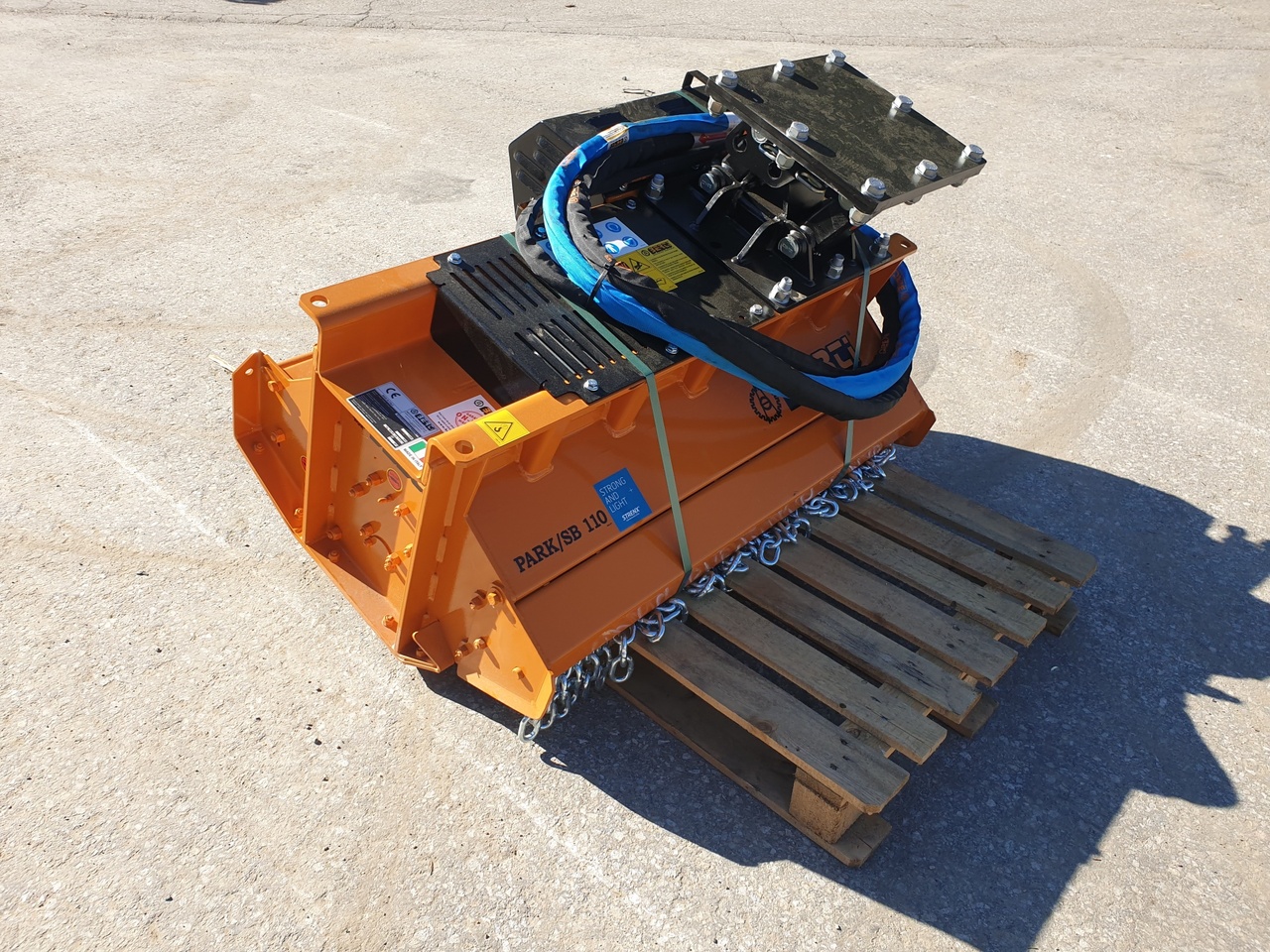 BERTI PARK/SB 110 - Hydraulic mulching head - Accessoire pour Pelle: photos 2 BERTI PARK/SB 110 - Hydraulic mulching head - Accessoire pour Pelle: photos 2