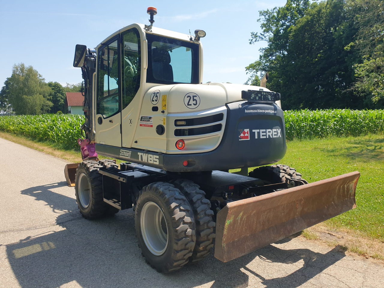 Terex TW 85 - Pelle sur pneus: photos 5 Terex TW 85 - Pelle sur pneus: photos 5