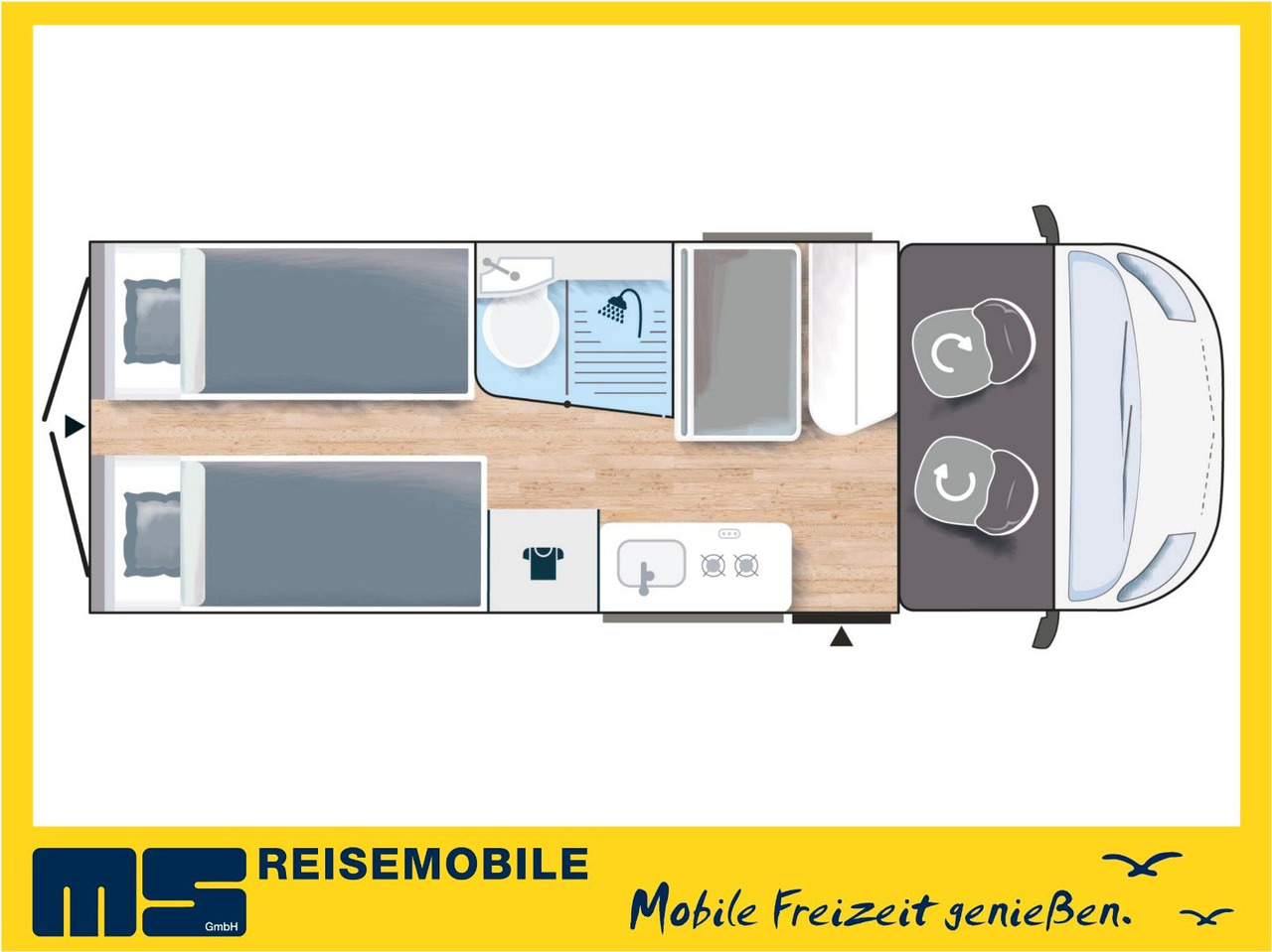 Chausson V697 SPORT LINE / 140PS-8G / EINZELBETTEN - GARA - Fourgon aménagé: photos 2 Chausson V697 SPORT LINE / 140PS-8G / EINZELBETTEN - GARA - Fourgon aménagé: photos 2
