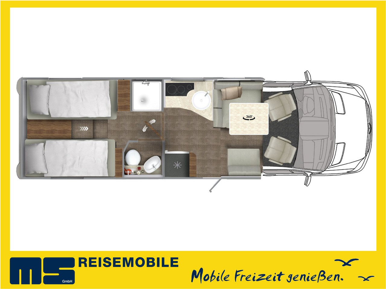 Eura Mobil CONTURA 766 EB /LUMINARY PAKET / EINZELBETTEN - Camping-car profilé: photos 2 Eura Mobil CONTURA 766 EB /LUMINARY PAKET / EINZELBETTEN - Camping-car profilé: photos 2