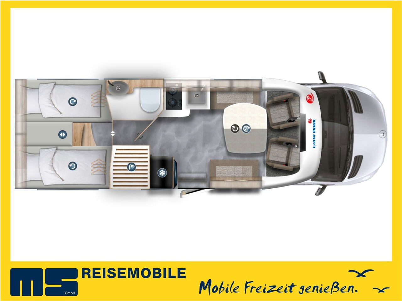 Eura Mobil PROFILA T 726 EF / -2025-/ MONDIAL PLUS & S-PAKE - Camping-car profilé: photos 2 Eura Mobil PROFILA T 726 EF / -2025-/ MONDIAL PLUS & S-PAKE - Camping-car profilé: photos 2