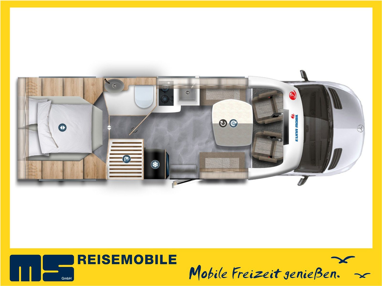 Eura Mobil PROFILA T 726 QF FREESTYLE / -2026 - / 170PS -9G - Camping-car profilé: photos 2 Eura Mobil PROFILA T 726 QF FREESTYLE / -2026 - / 170PS -9G - Camping-car profilé: photos 2