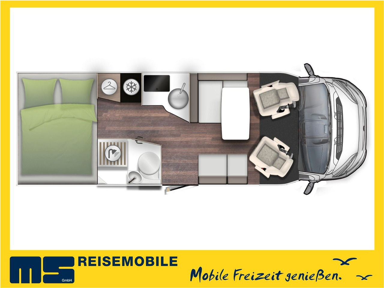 Forster T 699 HB / 140PS / EB - HUBBETT & HECKBETT - Camping-car profilé: photos 3 Forster T 699 HB / 140PS / EB - HUBBETT & HECKBETT - Camping-car profilé: photos 3