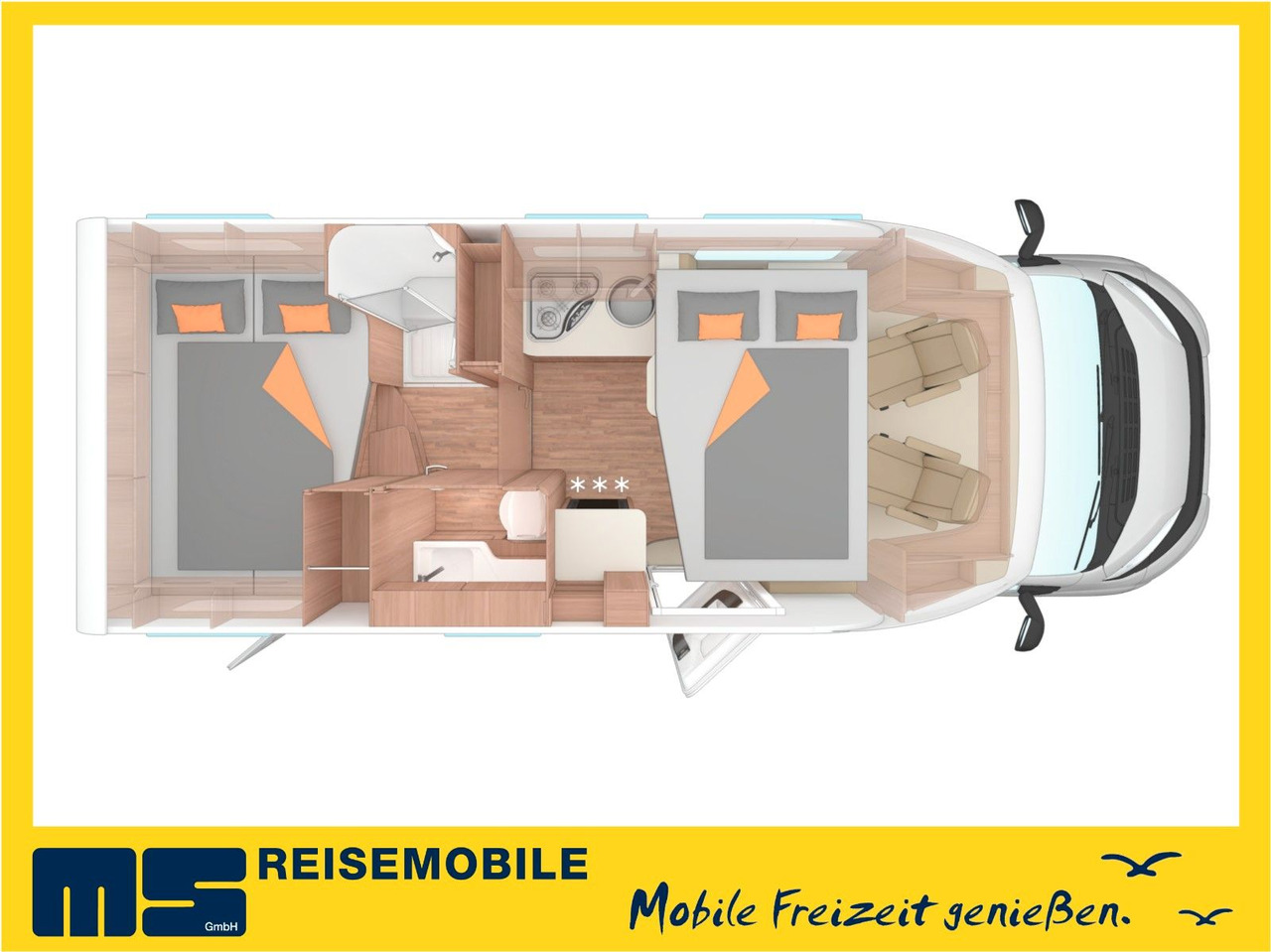 Weinsberg CARASUITE 650 MG / 140PS / HECKBETT & HUBBETT - Camping-car profilé: photos 2 Weinsberg CARASUITE 650 MG / 140PS / HECKBETT & HUBBETT - Camping-car profilé: photos 2