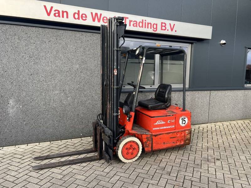 Linde e14 Heftruck Linde E14 Triplo 550 Freelift/Sideshift elektrisch - Chariot élévateur électrique: photos 3 Linde e14 Heftruck Linde E14 Triplo 550 Freelift/Sideshift elektrisch - Chariot élévateur électrique: photos 3