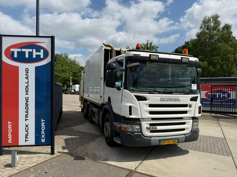 Scania P 230 DB 6X2/4 HNB NL Truck 327.000 km - Benne à ordures ménagères: photos 1 Scania P 230 DB 6X2/4 HNB NL Truck 327.000 km - Benne à ordures ménagères: photos 1