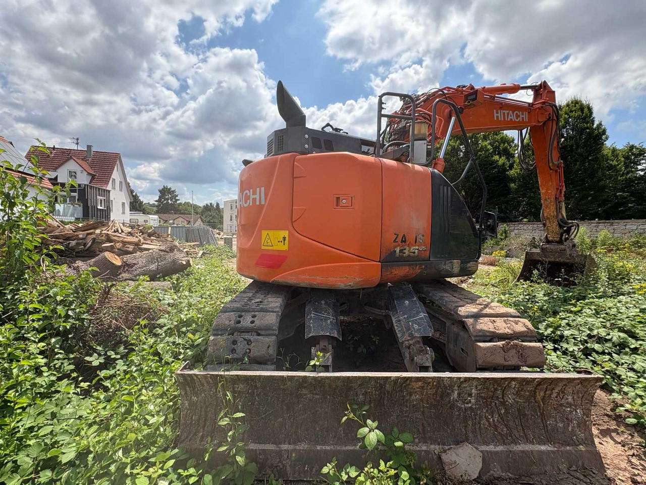Pelle sur chenille Hitachi ZX135 US-6: photos 6