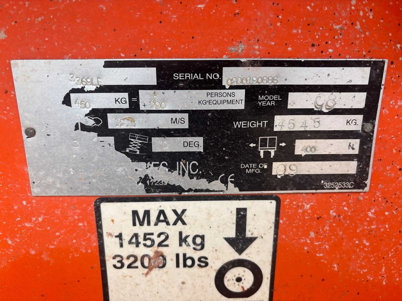 JLG 3369LE - Nacelle: photos 5 JLG 3369LE - Nacelle: photos 5