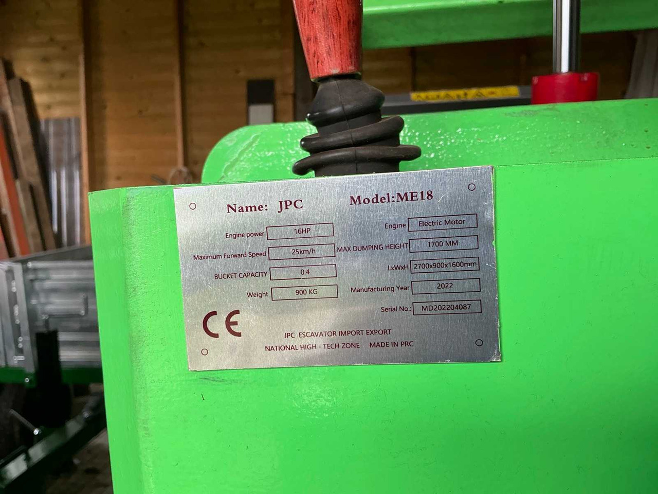 Chargeuse sur pneus JPC ME18 SHOVEL: photos 21