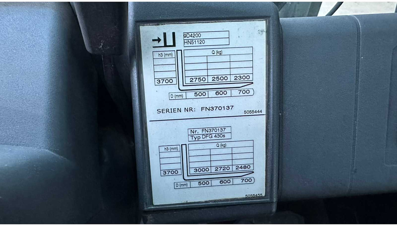 Chariot élévateur JUNGHEINRICH - DFG 430S - FORKLIFT TRUCKS - 2008: photos 15