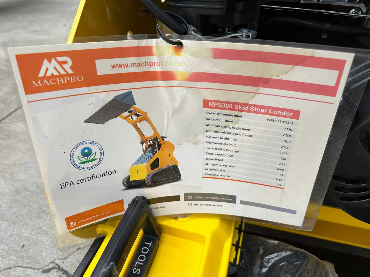 Chargeuse compacte sur chenilles MACHPRO - 2025 - MP-S300 - SKID STEER LOADER: photos 29