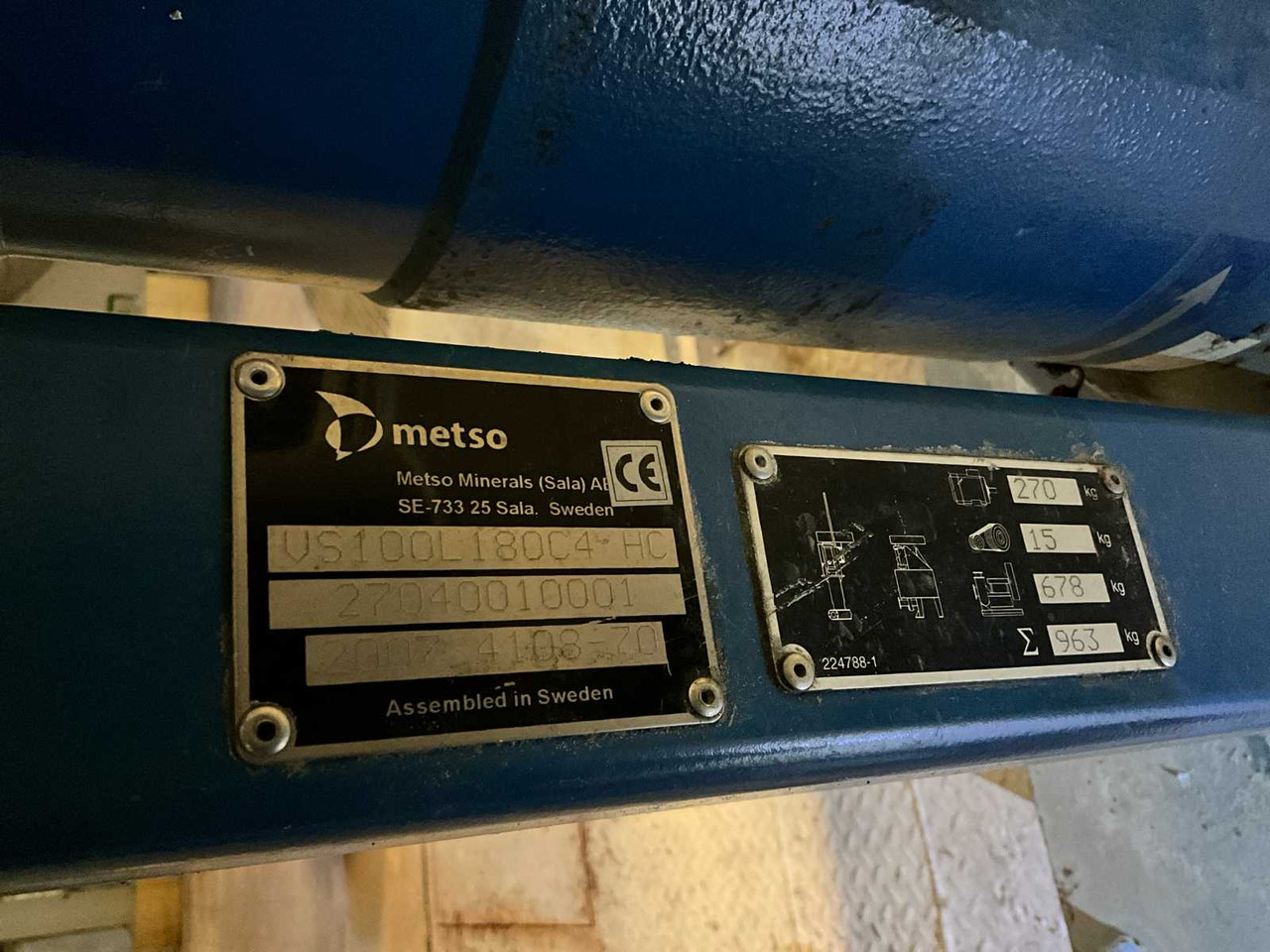 METSO VS100L180C4HC - Epandeurs: photos 3 METSO VS100L180C4HC - Epandeurs: photos 3