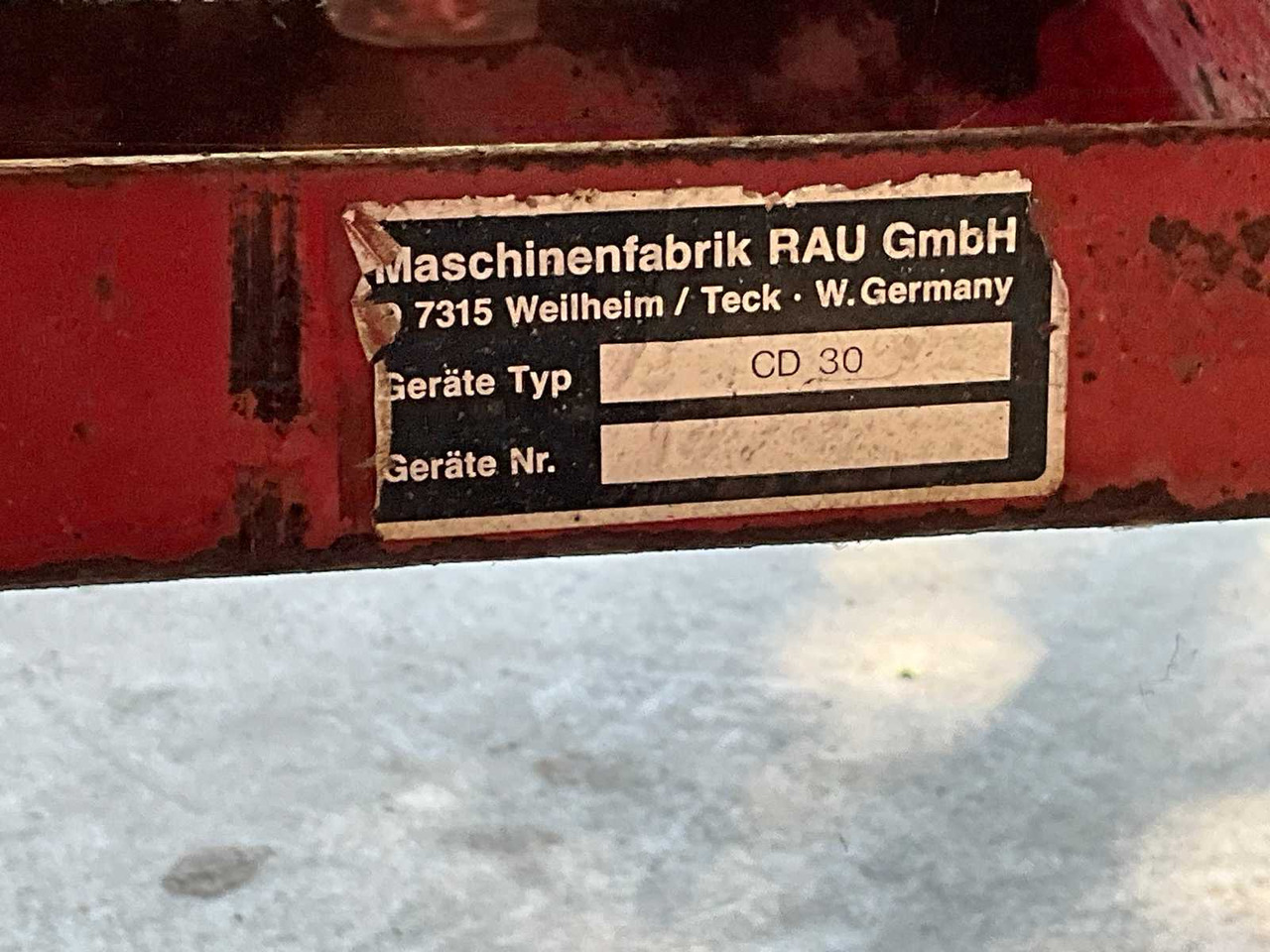 Herse rotative Rau CD 30: photos 9