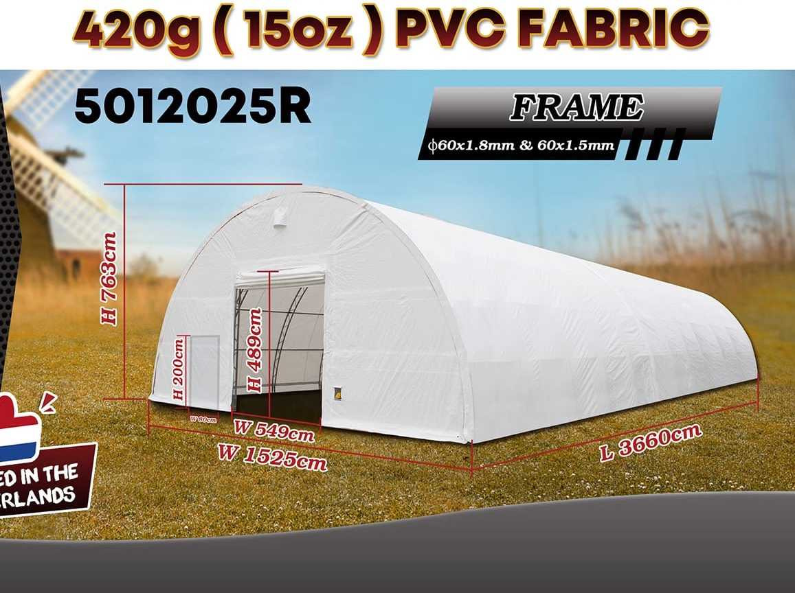 Rhino-Cross-Shelter 5012025R - 36,6x15,25x7,625 m - Cuve de stockage: photos 2 Rhino-Cross-Shelter 5012025R - 36,6x15,25x7,625 m - Cuve de stockage: photos 2