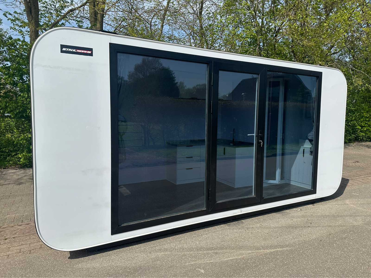 Stahlworks Eco 5000 A Wit - Conteneur comme habitat: photos 1 Stahlworks Eco 5000 A Wit - Conteneur comme habitat: photos 1