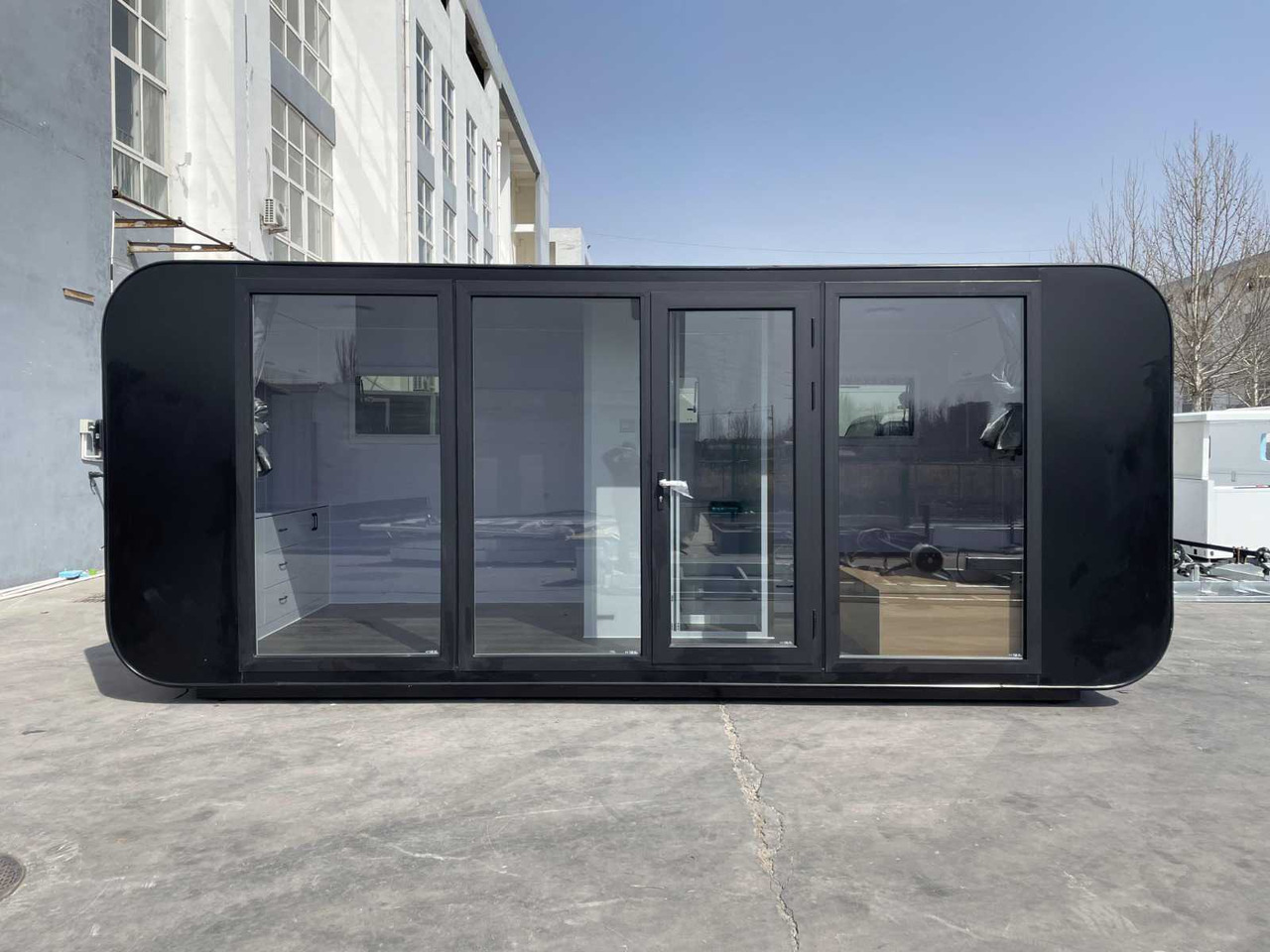 Stahlworks Eco 6000 A Zwart - Conteneur comme habitat: photos 1 Stahlworks Eco 6000 A Zwart - Conteneur comme habitat: photos 1