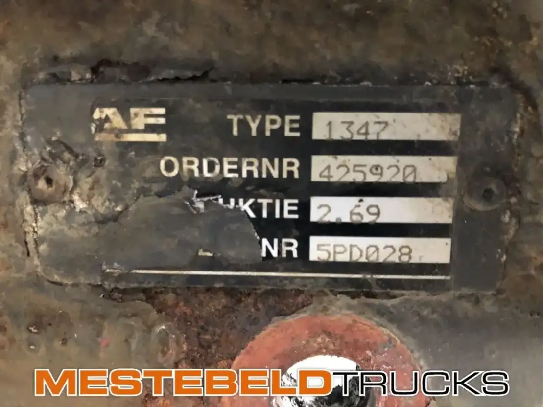 DAF Differentieel 1347 -2.69 - Différentiel pour Camion: photos 1 DAF Differentieel 1347 -2.69 - Différentiel pour Camion: photos 1
