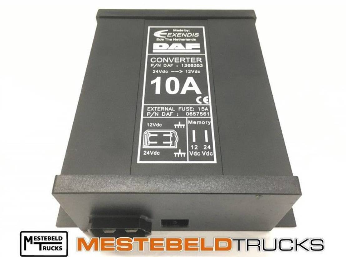 DAF Omvormer 24/12 V 10A - Système électrique pour Camion: photos 1 DAF Omvormer 24/12 V 10A - Système électrique pour Camion: photos 1