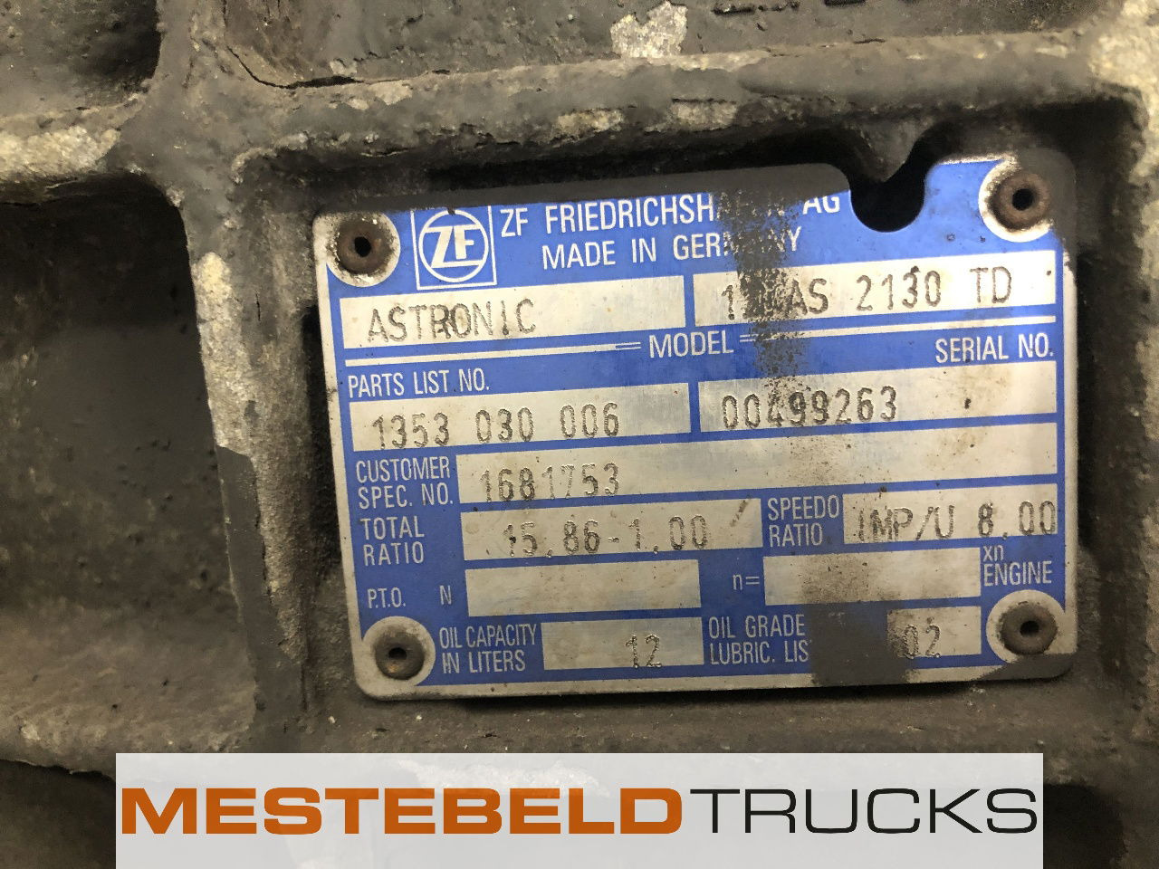 DAF Versnellingsbak 12 AS 2130 TD - Boîte de vitesse et pièces pour Camion: photos 5 DAF Versnellingsbak 12 AS 2130 TD - Boîte de vitesse et pièces pour Camion: photos 5